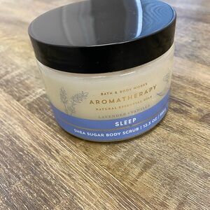 Bath & Body Works Aromatherapy Sleep Shea Sugar Body Scrub - Blue and Black‎